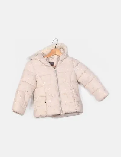 Primark Abrigo beige acolchado
