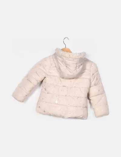 Primark Abrigo beige acolchado