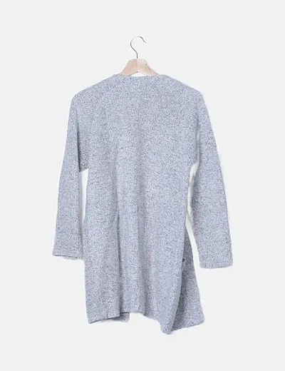 Pull&Bear Trenca gris jaspeada