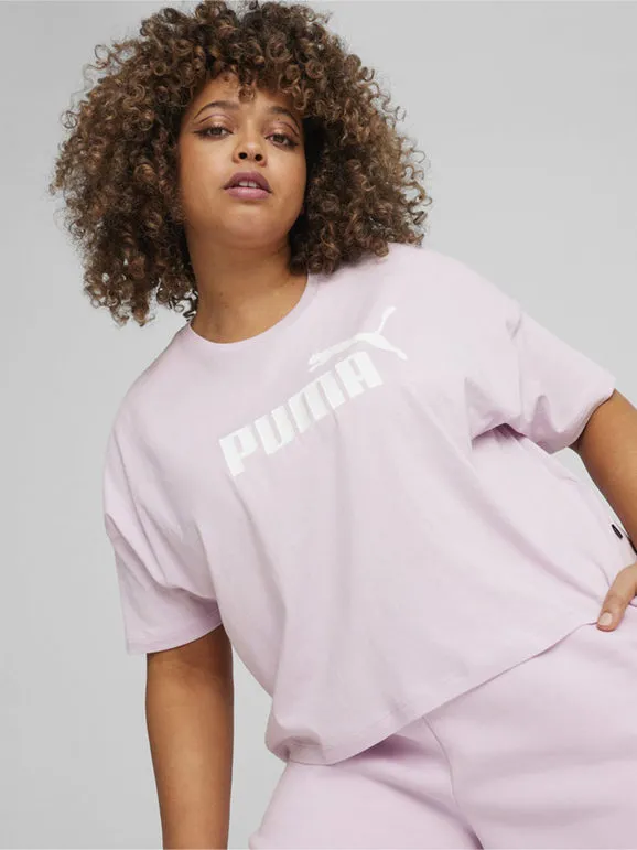 Puma Camiseta corta de mujer Essentials con logo.