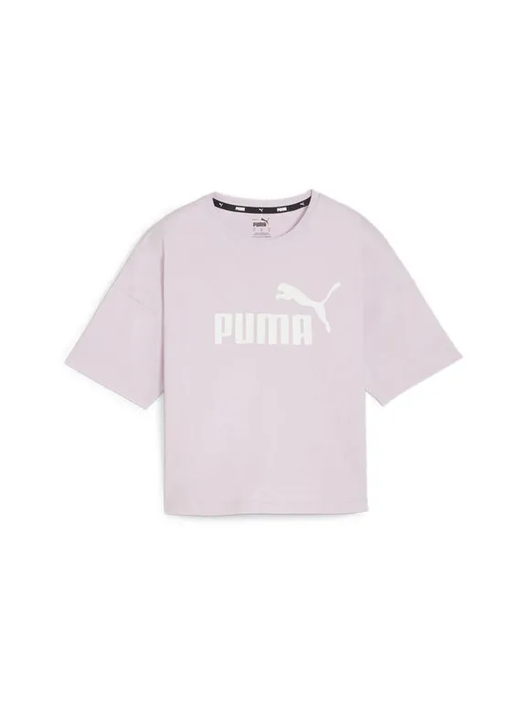 Puma Camiseta corta de mujer Essentials con logo.