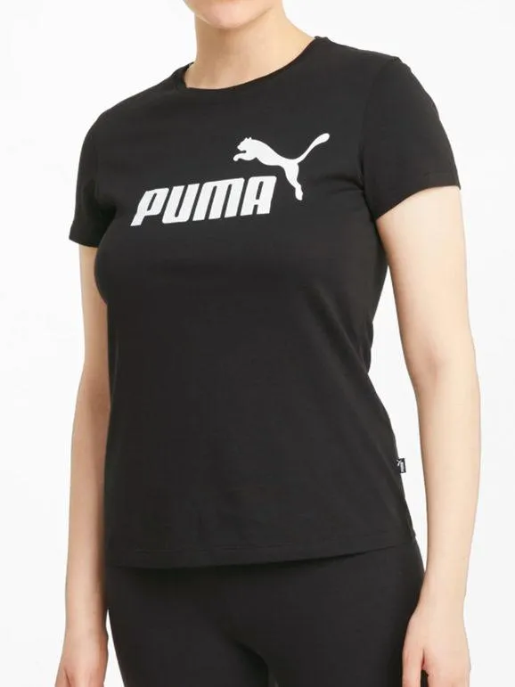 Puma Ess Logo Tee  Camiseta de algodón para mujer