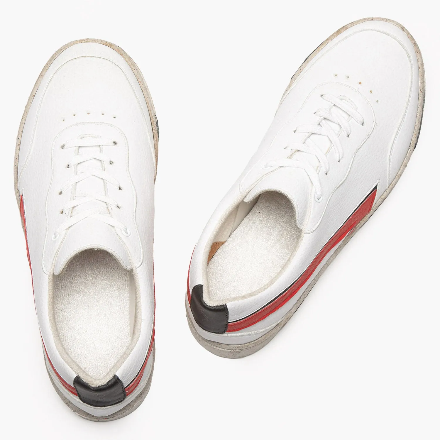 Rayo rojo zapatilla sustentable Hombre
