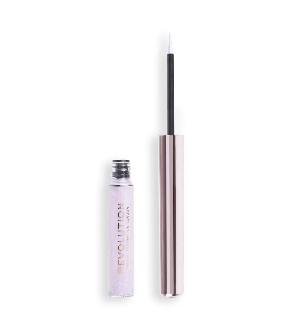 REVOLUTION  *FESTIVE ALLURE*  DELINEADOR LíQUIDO CHROMATIC LINER  LILAC LUSTRE