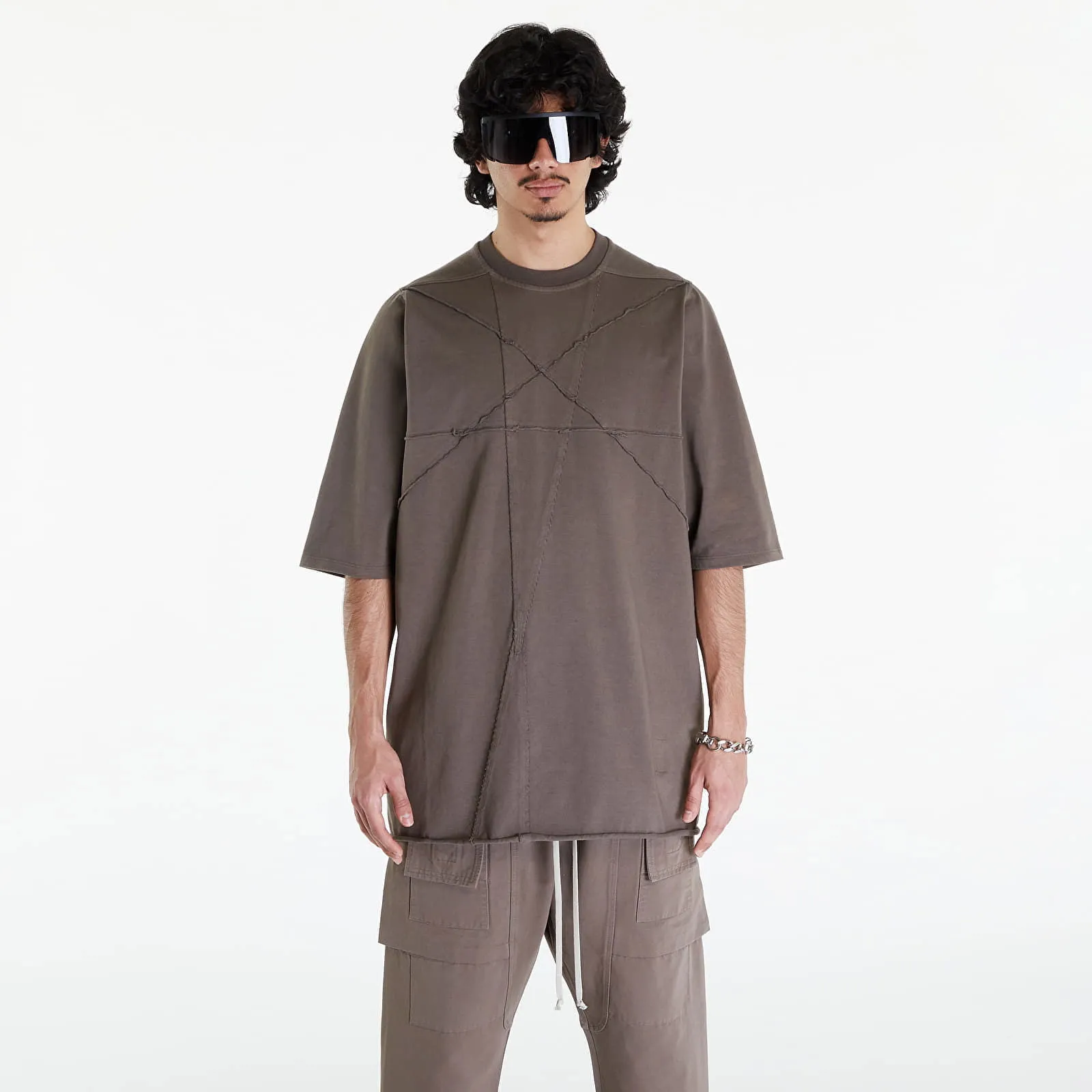 RICK OWENS DRKSHDW JUMBO SHORT SLEEVE TSHIRT DUST