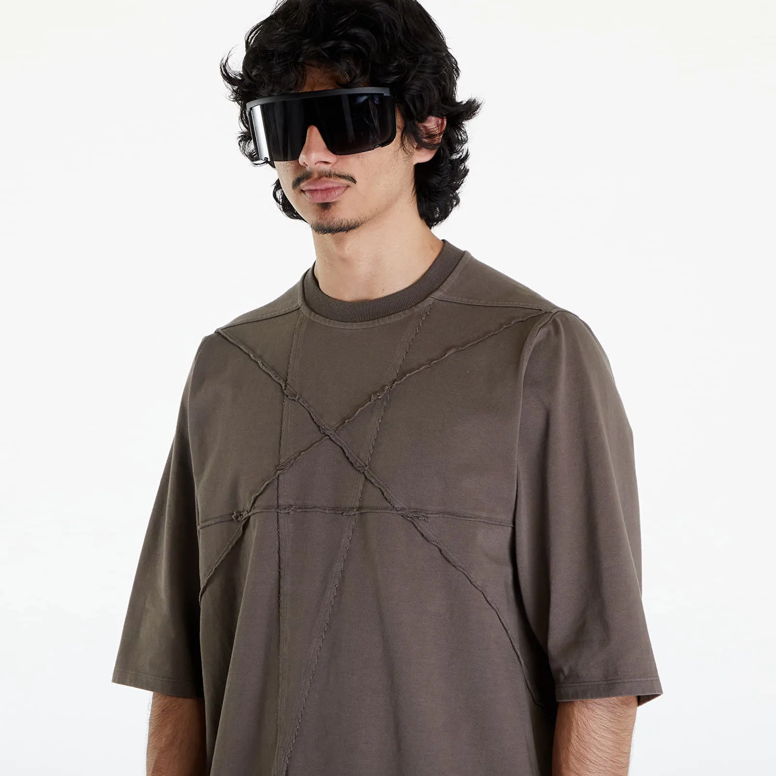 RICK OWENS DRKSHDW JUMBO SHORT SLEEVE TSHIRT DUST