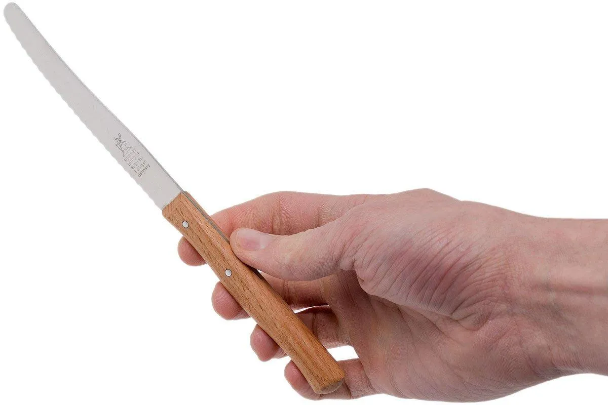 Robert Herder cuchillo tomatero Straight Classic haya roja, acero inoxidable