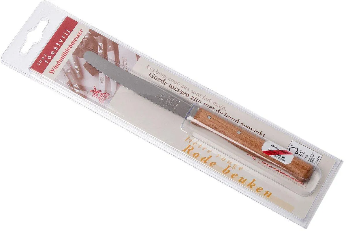 Robert Herder cuchillo tomatero Straight Classic haya roja, acero inoxidable