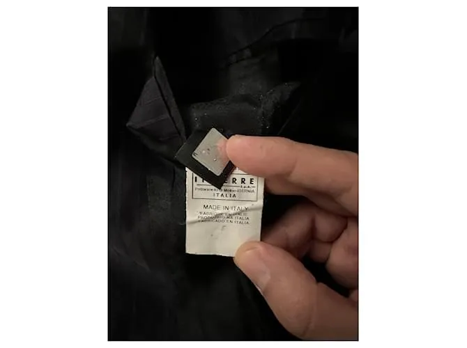 Roberto Cavalli Traje vintage de algodón Azul oscuro 