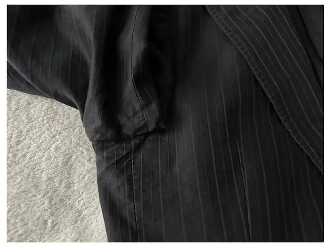 Roberto Cavalli Traje vintage de algodón Azul oscuro 