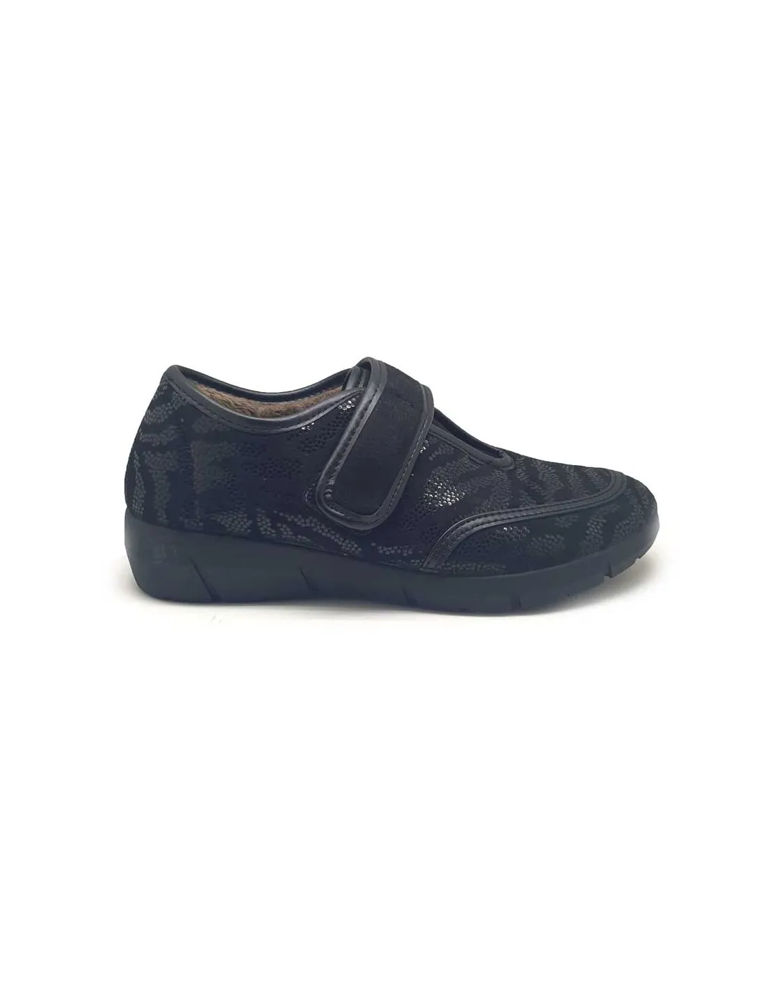 RODEVIL ZAPATILLA MUJER VELCRO Y TERCIOPELO ESTAMPADO DE SERPIENTE 229