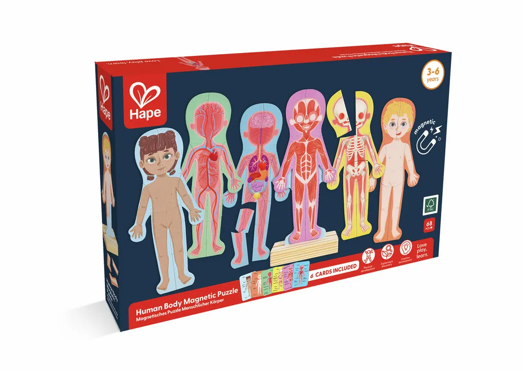 Rompecabezas magnético del cuerpo humano · Hape