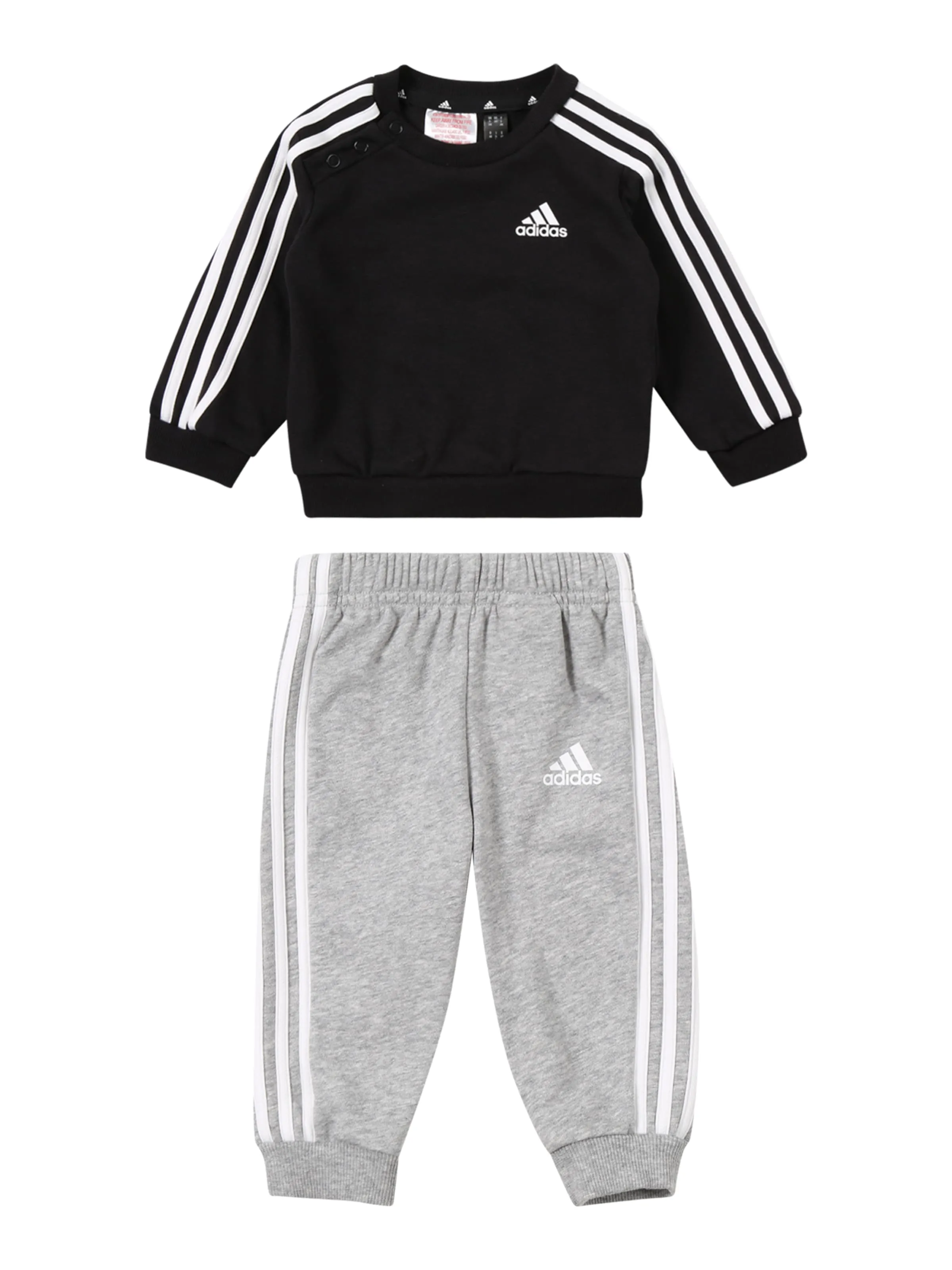 Ropa para correr 'Essentials' ADIDAS SPORTSWEAR en Gris Claro, Negro