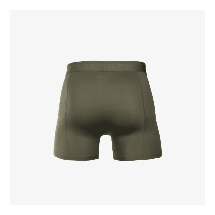 SALMING 3PACK PERFORMANCE BOXER ARMY GREEN