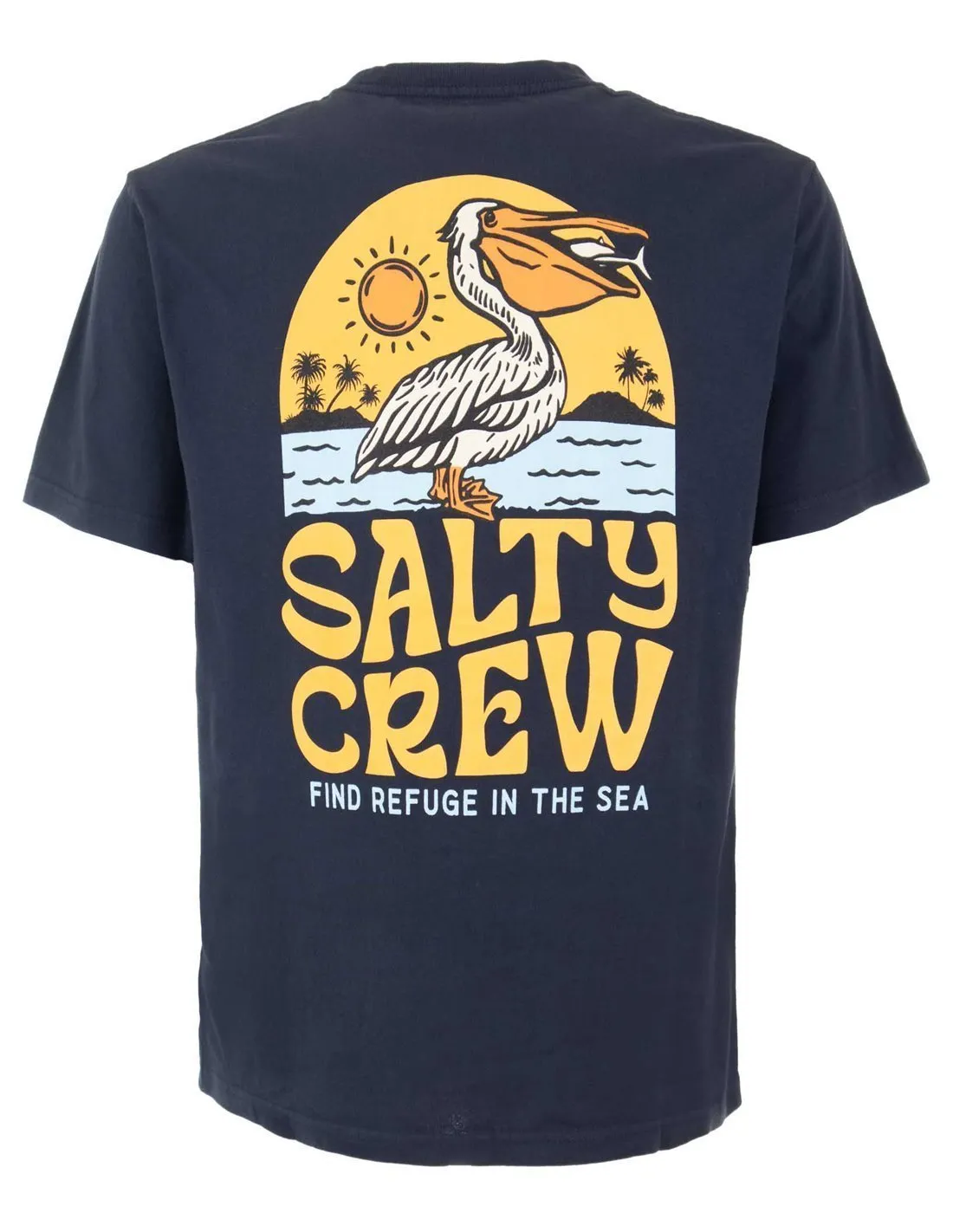 SALTY CREW  CAMISETA AZUL MARINO SEASIDE STANDARD 20035675 HOMBRE