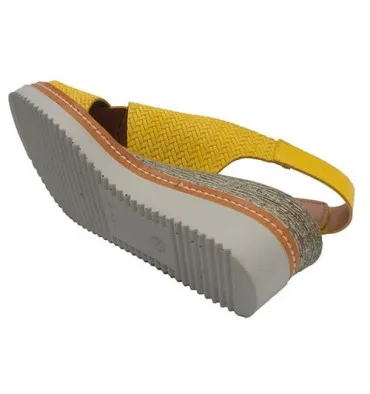 Sanadalias mujer pala cruzada Rodri en amarillo