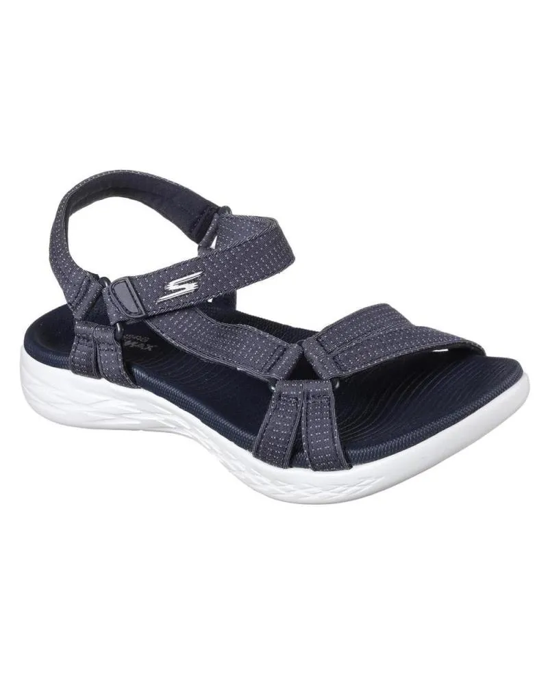Sandalias de Mujer SKECHERS ON THE GO 600 BRILLI AZUL