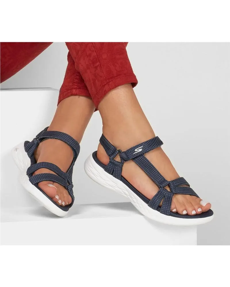 Sandalias de Mujer SKECHERS ON THE GO 600 BRILLI AZUL