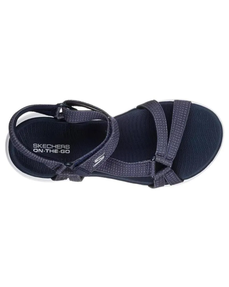 Sandalias de Mujer SKECHERS ON THE GO 600 BRILLI AZUL