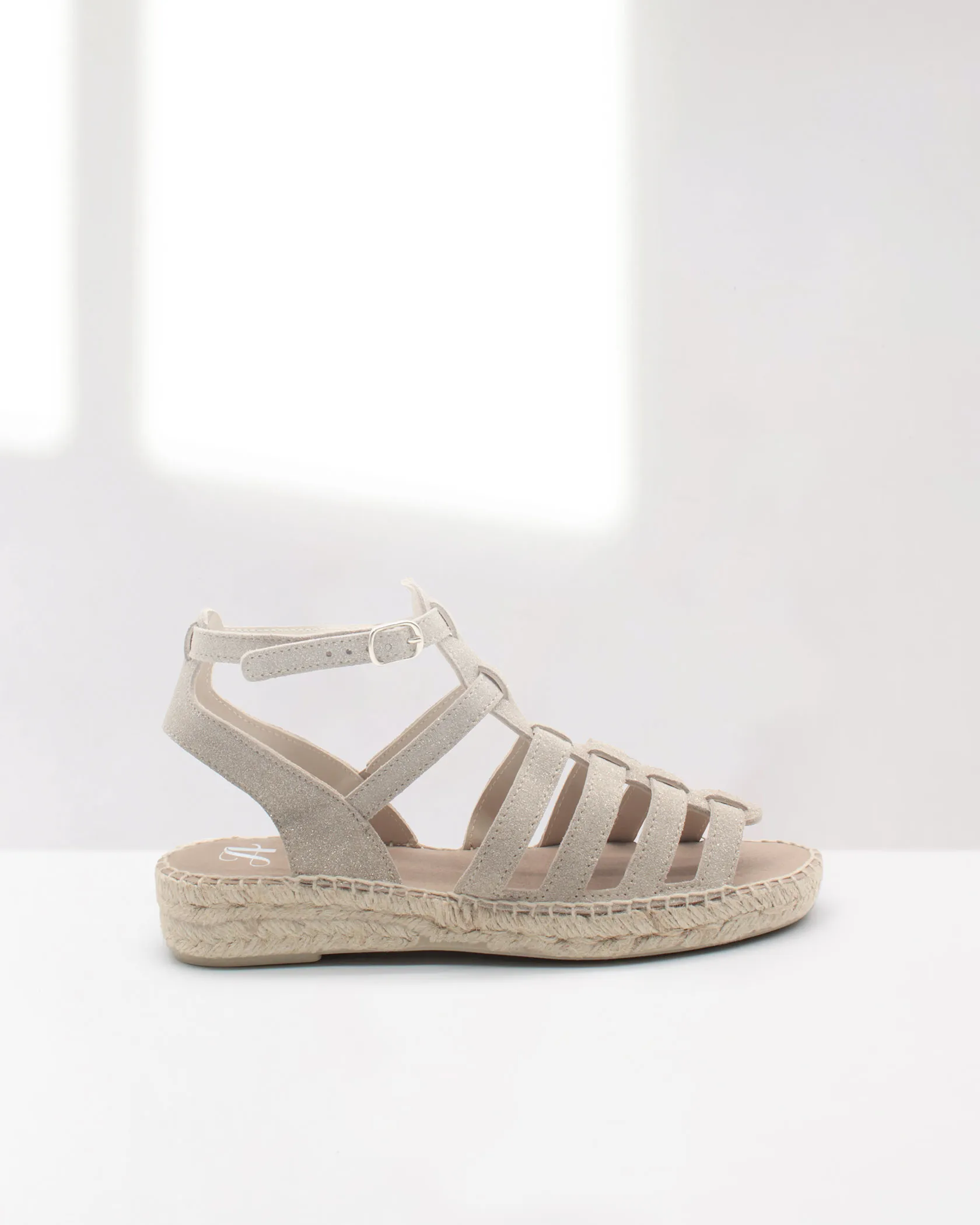 Sandalias Mikonos Glitter Humo