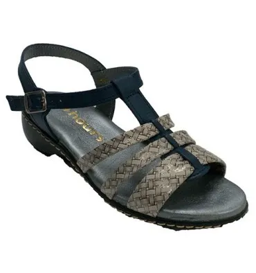 Sandalias mujer tiras 48 Hours en azul marino