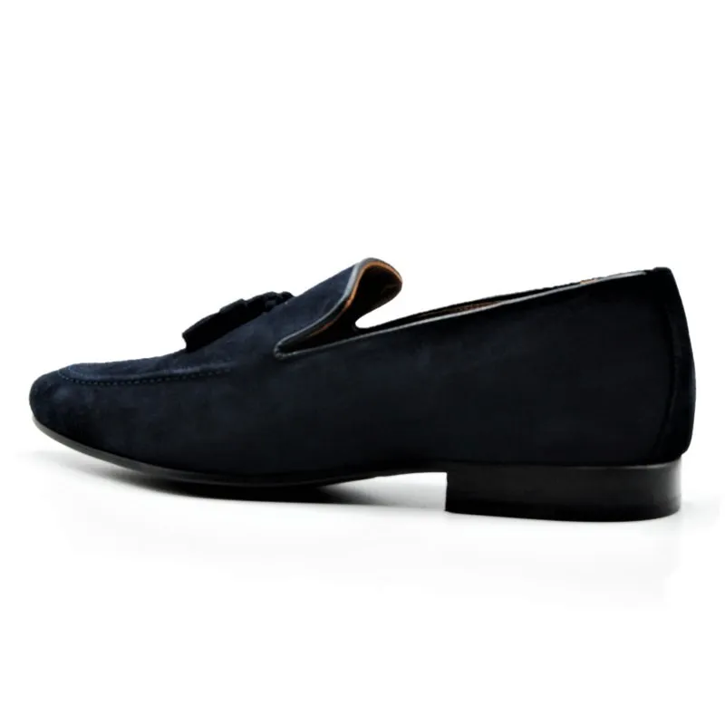 SERGIO SERRANO 9616 Azul. Mocasin borlas Hombre