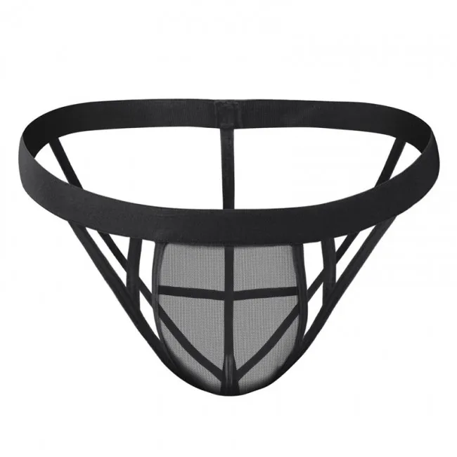 SEXY SHEER MESH BACKLESS THIN TBACK BULGE POUCH THONG UNDERWEAR KNICKERS HOLLOW STRETCH MEN'S LINGERIE UNDERPANTS SISSY BRIEFS 