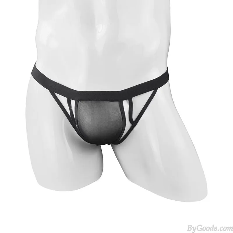 SEXY SHEER MESH BACKLESS THIN TBACK BULGE POUCH THONG UNDERWEAR KNICKERS HOLLOW STRETCH MEN'S LINGERIE UNDERPANTS SISSY BRIEFS 
