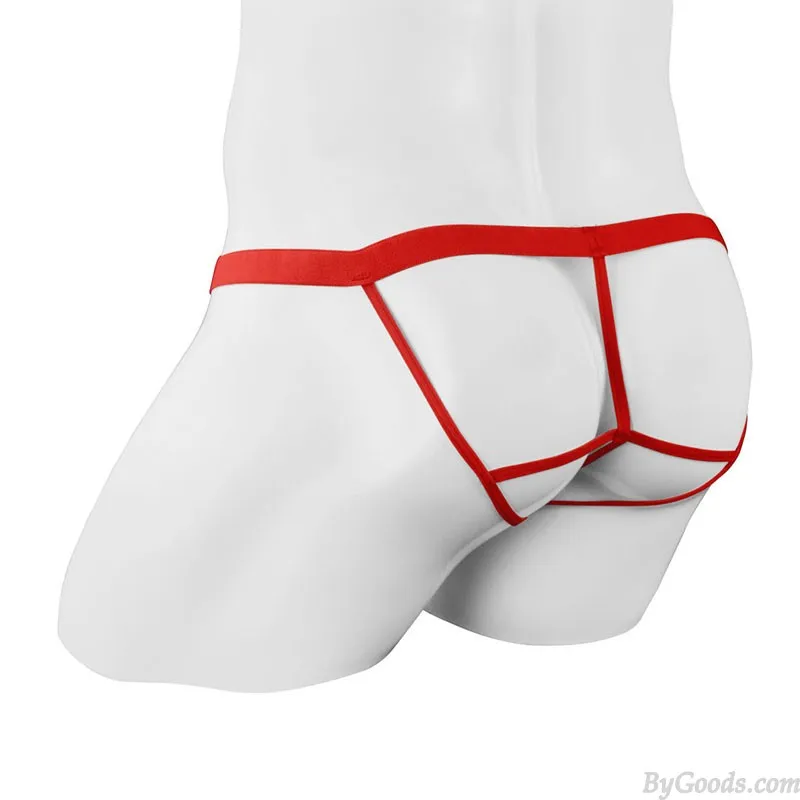 SEXY SHEER MESH BACKLESS THIN TBACK BULGE POUCH THONG UNDERWEAR KNICKERS HOLLOW STRETCH MEN'S LINGERIE UNDERPANTS SISSY BRIEFS 