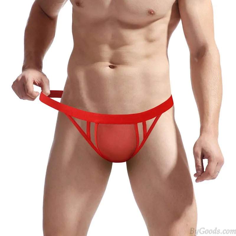 SEXY SHEER MESH BACKLESS THIN TBACK BULGE POUCH THONG UNDERWEAR KNICKERS HOLLOW STRETCH MEN'S LINGERIE UNDERPANTS SISSY BRIEFS 