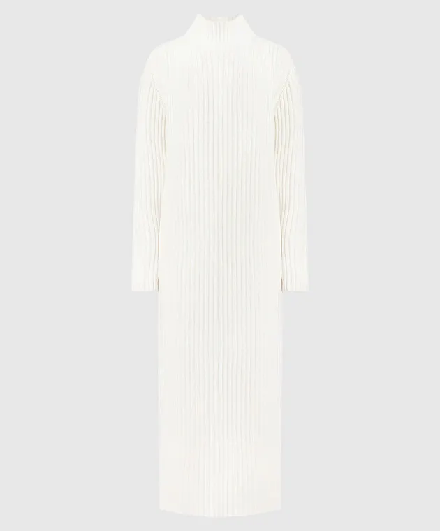 Simonetta Ravizza White dress made of wool and cashmere
