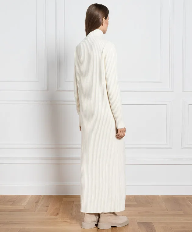 Simonetta Ravizza White dress made of wool and cashmere