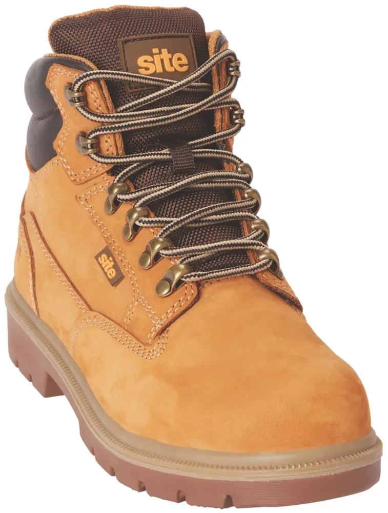 Site Skarn, botas de seguridad para mujer, miel, talla 40