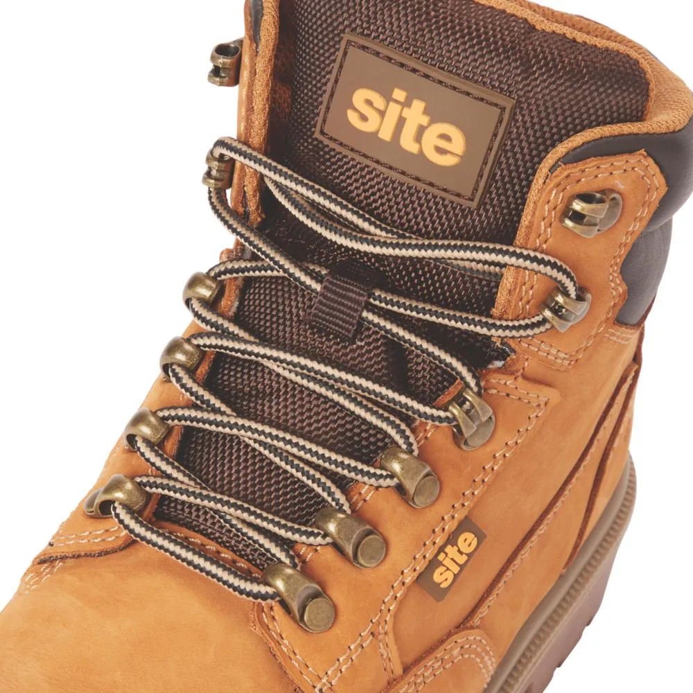 Site Skarn, botas de seguridad para mujer, miel, talla 40