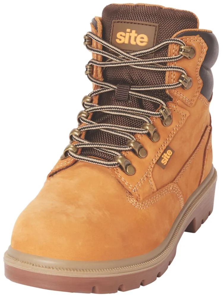 Site Skarn, botas de seguridad para mujer, miel, talla 40