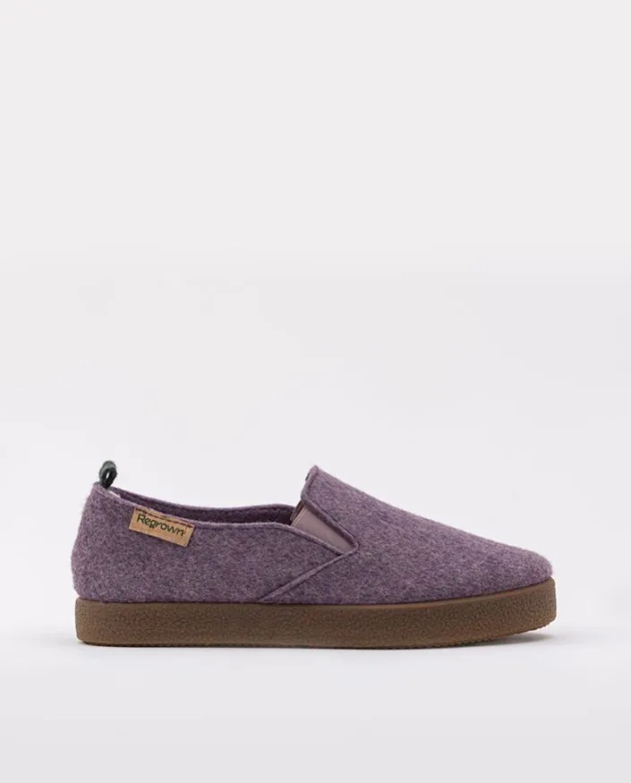 SLIPON ECO FRIENDLY DE INVIERNO VIOLETA ACACIA CRAB LAVANDA
