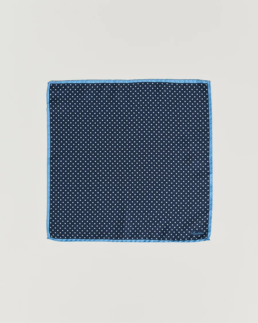 Stenströms Silk Handkerchief Dark Blue