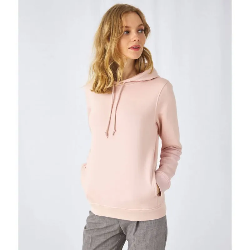 Sudadera orgánica Capucha Mujer Inspire de B&C