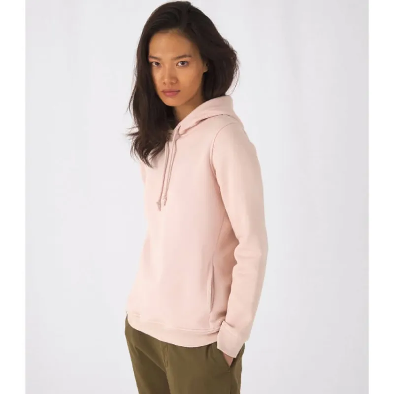Sudadera orgánica Capucha Mujer Inspire de B&C