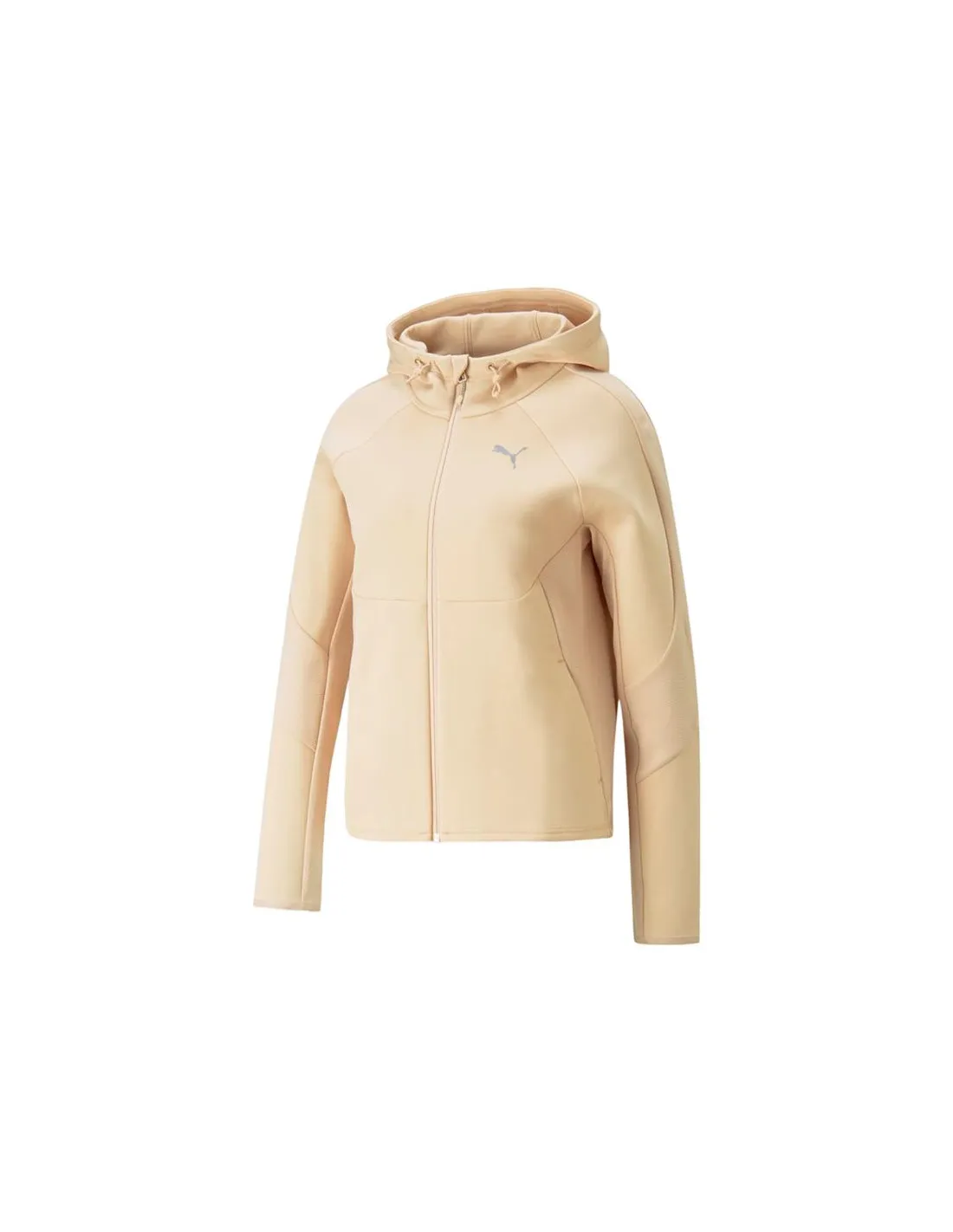 SUDADERA PUMA EVOSTRIPE FULLZIP H MUJER GRANOLA