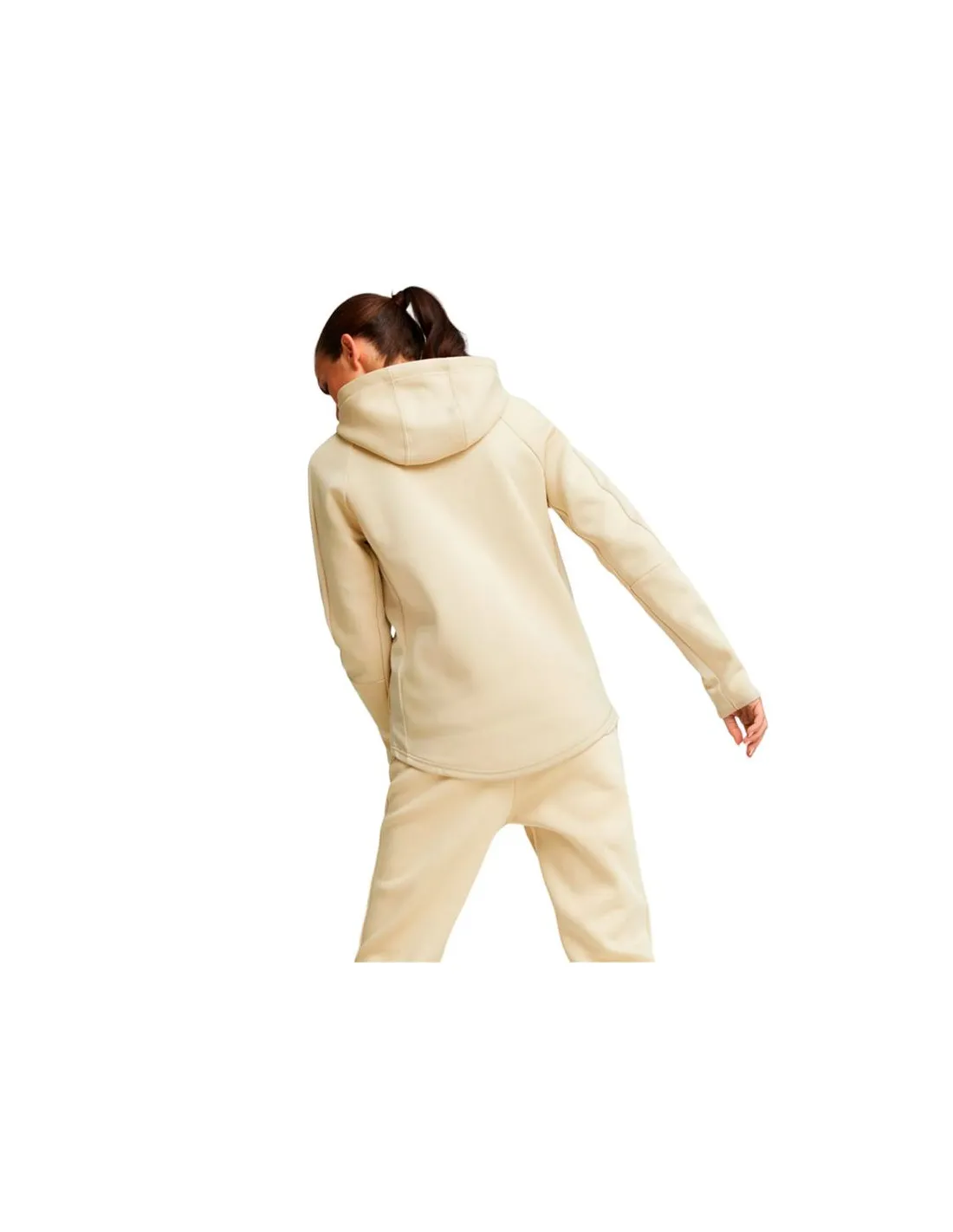 SUDADERA PUMA EVOSTRIPE FULLZIP H MUJER GRANOLA