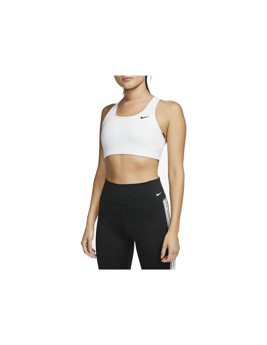 Sujetador deportivo Nike Swoosh Non Pad Mujer Wh