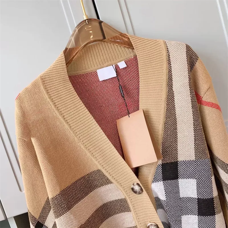 Suéteres de moda cárdigans para mujer nueva primavera otoño abrigo supre para mujer cárdigan de punto suéter chaqueta con cuello