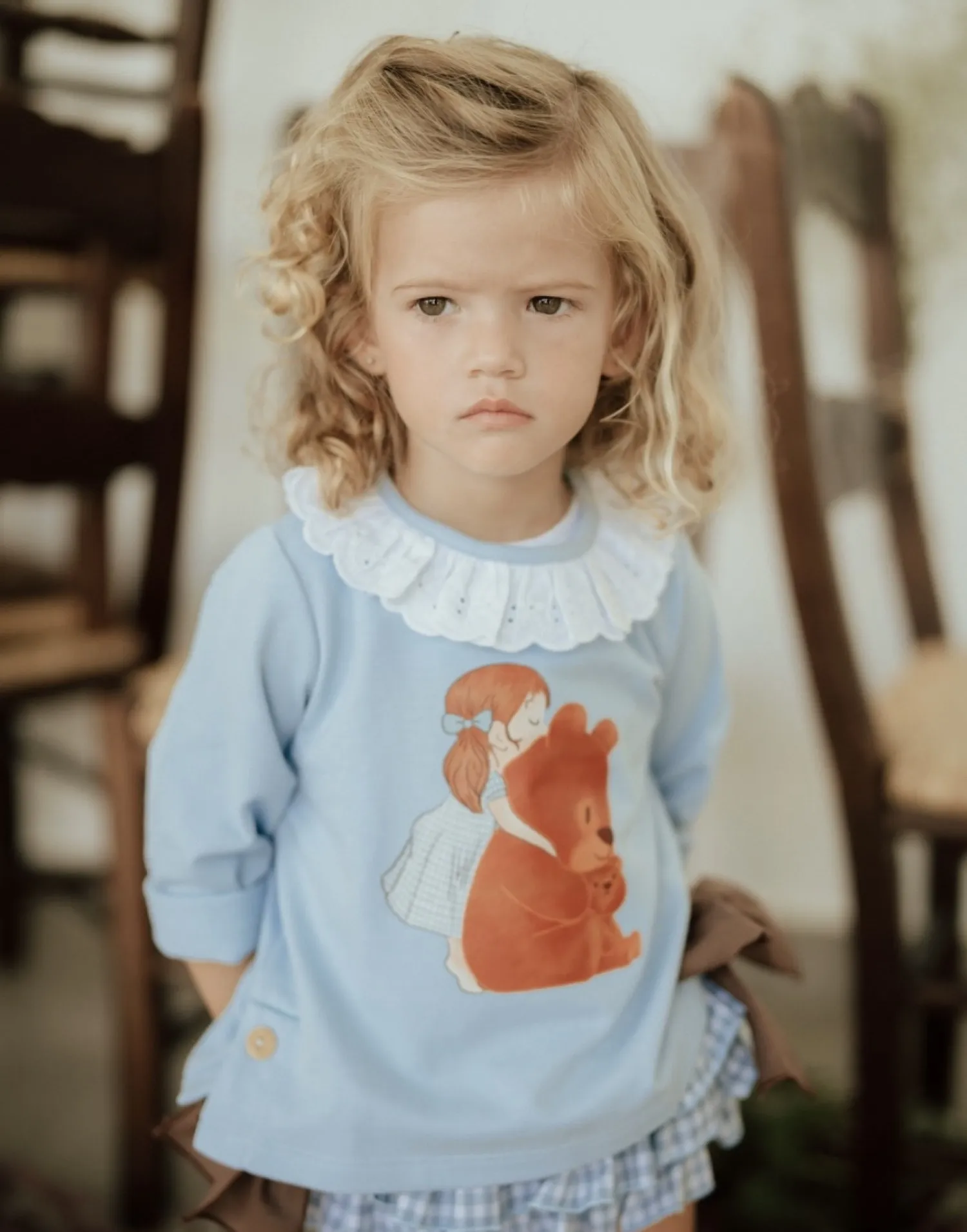 Sweatshirt for girl Pio Pio bears collection