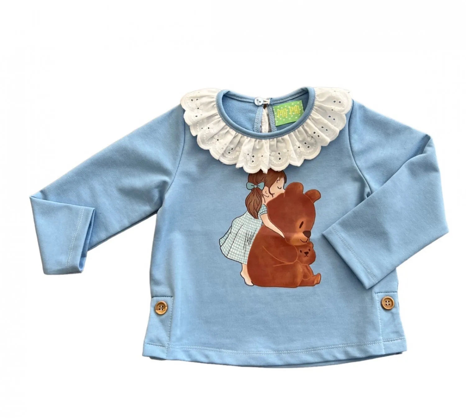 Sweatshirt for girl Pio Pio bears collection