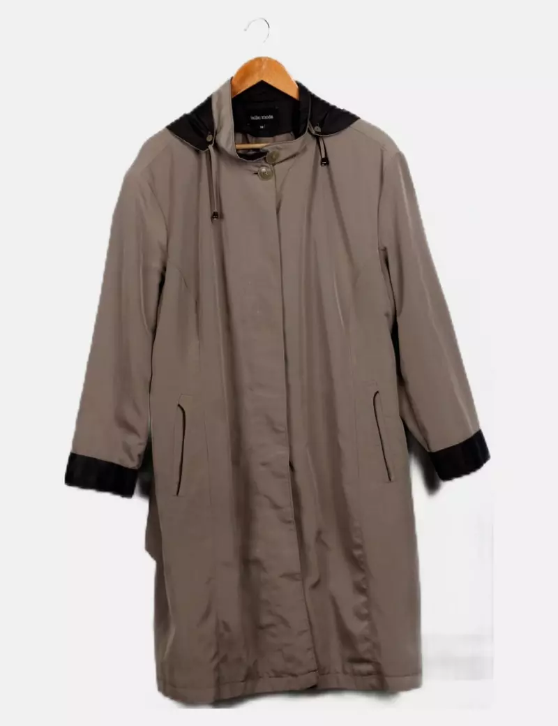 Tallaymoda Abrigo verde casual