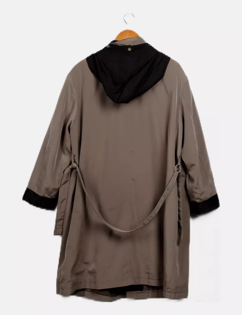Tallaymoda Abrigo verde casual