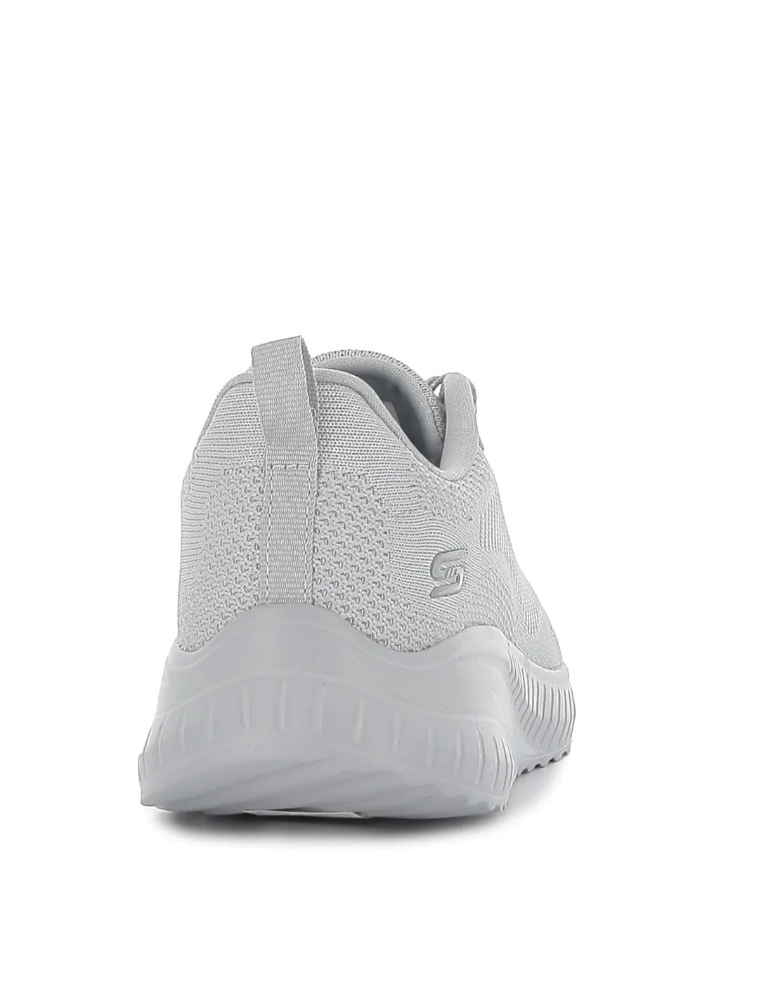 Tenis cordones mujer malla knit gris Skechers