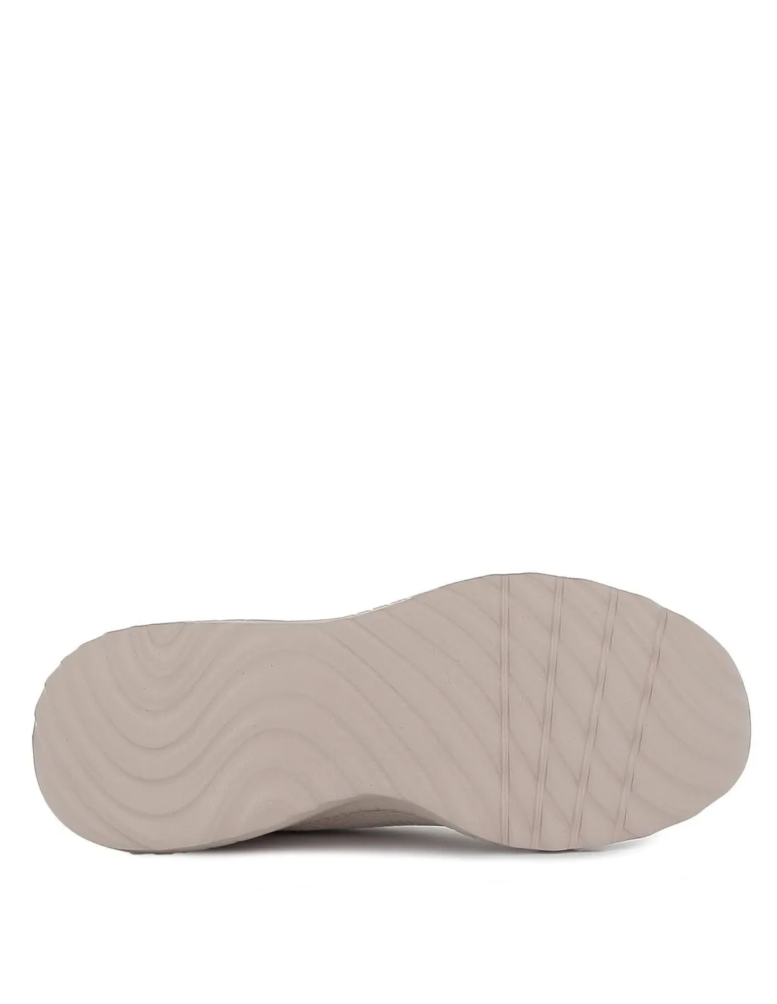 Tenis cordones mujer malla knit nude Skechers