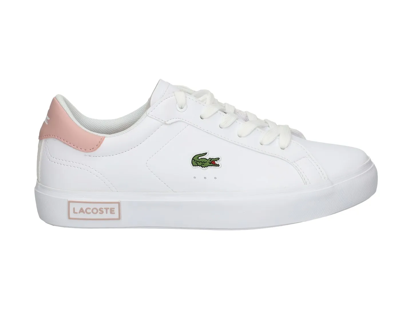 Tenis Lacoste Powercourt  Blanco Para Niña